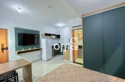 Studio com 1 dormitório, 24 m² - venda por r$ 279.000,00 ou aluguel por r$ 1.583,33/mês - cidade universitária - anápolis/go