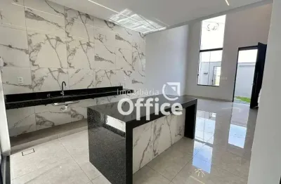 Casa com 3 dormitórios à venda, 129 m² por r$ 550.000,00 - loteamento residencial verona - anápolis/go