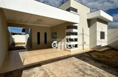 Casa com 2 dormitórios à venda, 190 m² por r$ 400.000,00 - residencial rio jordão - anápolis/go