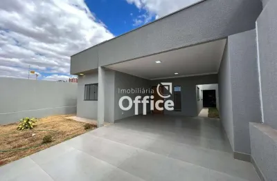 Casa com 3 dormitórios para alugar, 115 m² por r$ 1.883,33/mês - conjunto habitacional esperança ll - anápolis/go