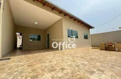 Casa com 3 quartos à venda, 114 m² por r$ 527.000 - parque brasília 2ª etapa - anápolis/go