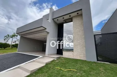 Casa com 3 dormitórios à venda, 200 m² por r$ 1.290.000,00 - condomínio terras alpha anápolis - anápolis/go