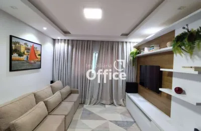 Apartamento com 3 quartos  à venda, 80 m² por r$ 320.000 - chácaras colorado - anápolis/go
