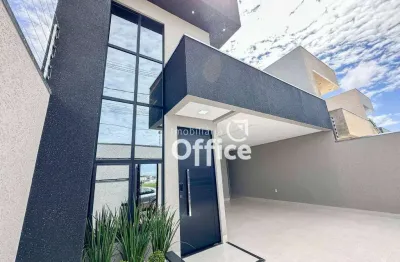 Casa com 3 quartos à venda, 140 m² por r$ 610.000 - residencial vida nova - anápolis/go