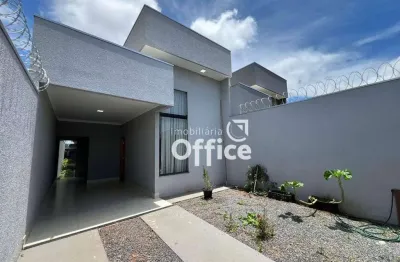 Casa com 3 dormitórios à venda, 102 m² por r$ 350.000,00 - residencial dom felipe - anápolis/go