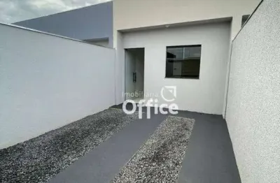Casa com 2 dormitórios à venda, 79 m² por r$ 225.000,00 - residencial vida nova - anápolis/go