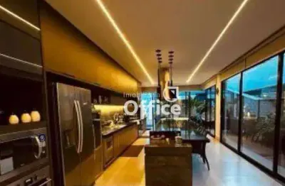 Sobrado com 4 quartos à venda, 304 m² por r$ 2.500.000 - condomínio residencial gaudí - anápolis/go