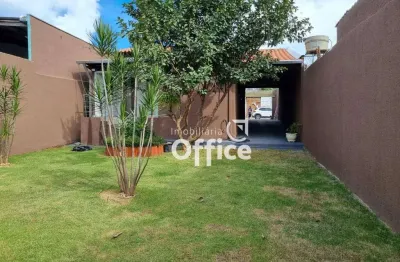 Casa com quintal à venda, 160 m² por r$ 500.000 - loteamento residencial américa - anápolis/go