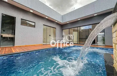 Casa com 3 dormitórios à venda, 156 m² por r$ 850.000,00 - loteamento residencial verona - anápolis/go