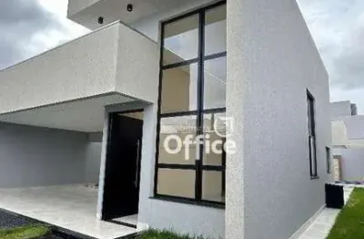 Casa com 3 dormitórios à venda, 180 m² por r$ 1.250.000,00 - residencial jardins do lago - anápolis/go