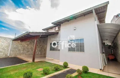 Casa com 3 dormitórios à venda, 150 m² por r$ 650.000,00 - residencial vale do sol - anápolis/go