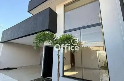 Casa com 3 dormitórios à venda, 130 m² por r$ 650.000,00 - jardim itália - anápolis/go