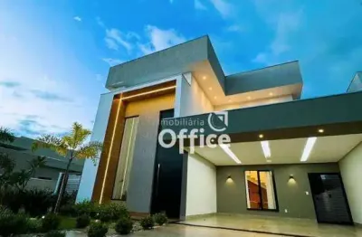 Sobrado com 3 dormitórios à venda, 290 m² por r$ 1.600.000,00 - condomínio terras alpha anápolis - anápolis/go