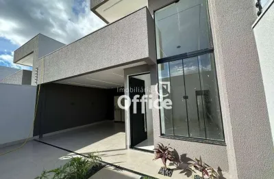 Casa com 3 quartos à venda, 140 m² por r$ 560.000 - residencial campos do jordão - anápolis/go
