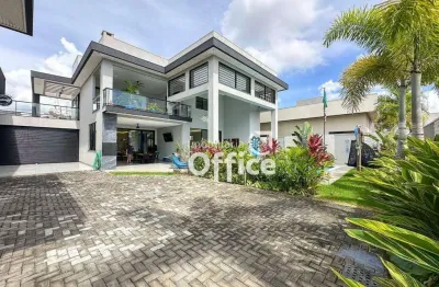Sobrado de 2 terrenos à venda, 631 m² - condomínio residencial grand trianon - anápolis/go