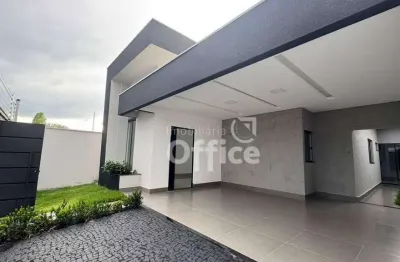 Casa com 3 quartos à venda, 136 m² por r$ 600.000 - residencial jardim itália i e ii etapa - anápolis/go