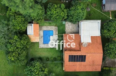Chácara com 4 dormitórios à venda, 50000 m² por r$ 1.200.000,00 - zona rural - anápolis/go
