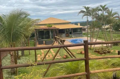 Rancho com 3 quartos mobiliado à venda, 500 m² por r$ 650.000 - alexânia - alexânia/go