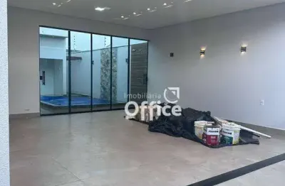 Casa à venda com 3 suítes e piscina aquecida à venda, 186 m² por r$ 850.000 - chácaras colorado - anápolis/go