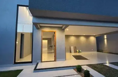 Linda casa alto padrão, c/ 3 suítes + 1 c/ closet, à venda, ár. const. de 175 m², lt 305 m², por r$ 900.000,00 no residencial vida nova