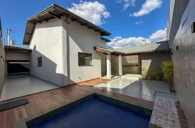 Casa com piscina, 3 quartos, 1 suíte à venda, 175 m² por r$ 800.000 - parque brasília 2ª etapa - anápolis/go