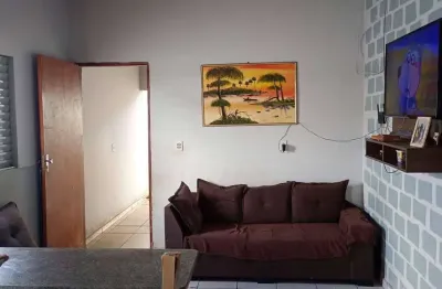 Casa c/ 2 dormitórios + 01 barracão nos fundos à venda, 300 m² de lote, por r$ 280.000  no res. adriana parque
