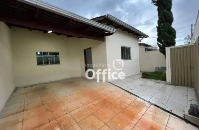 Casa com 3 dormitórios para alugar, 170 m² por r$ 2.500,00/mês - residencial ayrton senna - anápolis/go