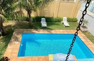 Casa mobiliada com 3 suítes para alugar, no condomínio sunset park - são josé dos campos/sp