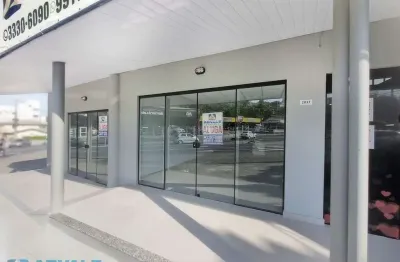 Sala comercial com 3 salas para alugar na rua general osório, 2837, água verde, blumenau, 60 m2 por r$ 2.190