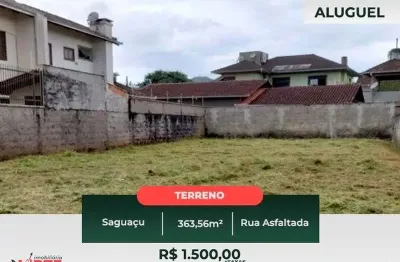 Terreno comercial para alugar na Rua Ismael Carlos Correia, S/n, Saguaçu, Joinville