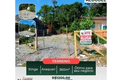 Terreno comercial para alugar na SC 301, 8179, Itinga, Araquari
