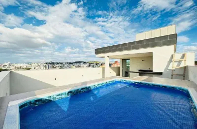 Cobertura para venda com 228 metros quadrados com 4 quartos em serrano - belo horizonte - mg