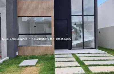 Casa em condomínio para venda em camaçari, catu de abrantes (abrantes), 4 dormitórios, 4 suítes, 5 banheiros, 3 vagas