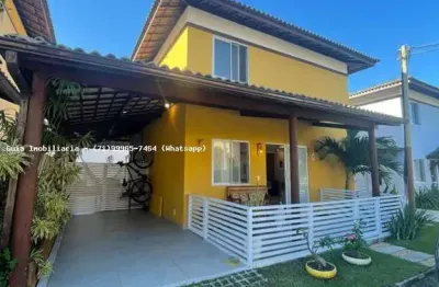 Casa em condomínio para venda em camaçari, boa união (abrantes), 3 dormitórios, 1 suíte, 2 banheiros, 2 vagas