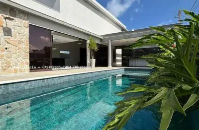 Casa em condomínio para venda em camaçari, barra do jacuípe (monte gordo), 3 dormitórios, 3 suítes, 5 banheiros, 6 vagas