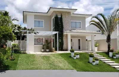 Casa em condomínio para venda em camaçari, vila de abrantes (abrantes), 4 dormitórios, 3 suítes, 4 banheiros, 3 vagas