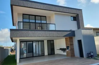 Casa em condomínio para venda em lauro de freitas, buraquinho, 4 dormitórios, 4 suítes, 5 banheiros, 2 vagas