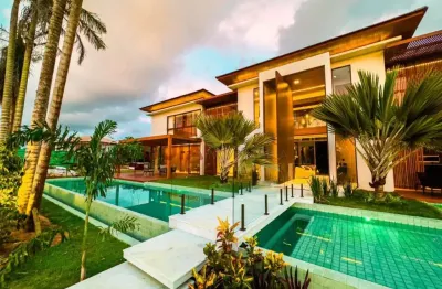 Casa em condomínio para venda em mata de são joão, praia do forte, 5 dormitórios, 5 suítes, 6 banheiros, 6 vagas