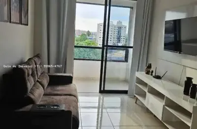 Apartamento para venda em salvador, jardim das margaridas, 3 dormitórios, 1 suíte, 2 banheiros, 2 vagas