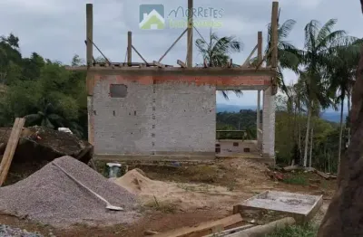 Chácara com chalé em alvenaria em fase de acabamento em morretes, 924 metros de terreno