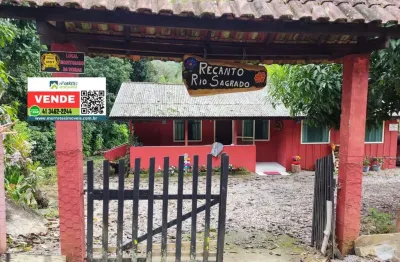 Chácara no rio sagrado, 3.733m²  frente do asfalto com divisa p/  rio sagrado em morretes/pr