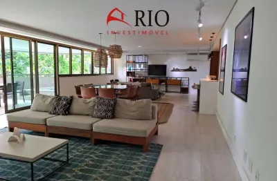Apartamento de luxo na barra da tijuca: 4 quartos, 4 suítes, 3 salas, 5 banheiros, 6 vagas de garagem e 320m² - rio de janeiro-rj