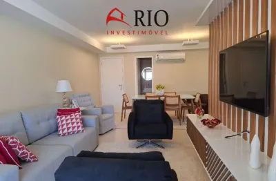Apartamento de luxo com 3 quartos e 3 suítes em botafogo - rio de janeiro-rj, 159m² e 2 vagas de garagem!