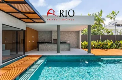 Casa triplex à venda no del lago 800m², 5 suítes, lazer completo | barra da tijuca