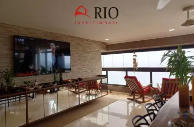 Cobertura de luxo à venda na barra da tijuca - 4 quartos, 3 suítes, 2 salas, 4 banheiros, 3 vagas de garagem - 231m²