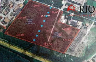 Terreno com 89.345,00 m2 de área, localizado em uma região estratégica para o seu negócio.