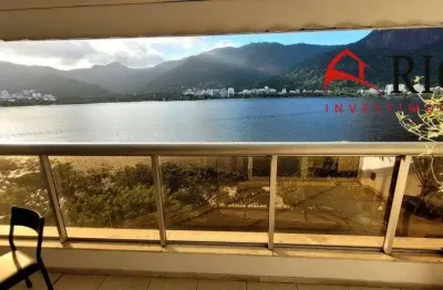 Apartamento de luxo na lagoa: 4 quartos, 1 suíte, 1 sala, 4 banheiros, 2 vagas, 185m² - rio de janeiro-rj