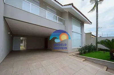Sobrado contemporâneo com 3 dormitórios à venda, 220 m² por r$ 1.100.000 - balneário stella maris - peruíbe/sp