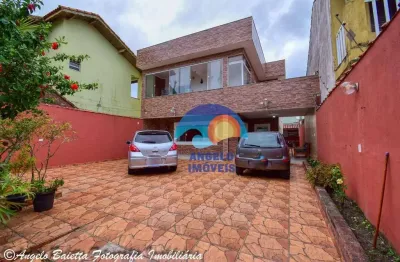 Sobrado com 7 dormitórios à venda, 323 m² por r$ 750.000,00 - estância balneária belmira novaes - peruíbe/sp