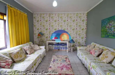 Casa lado praia com 3 dormitórios à venda, 170 m² por r$ 550.000 - balneário três marias - peruíbe/sp
